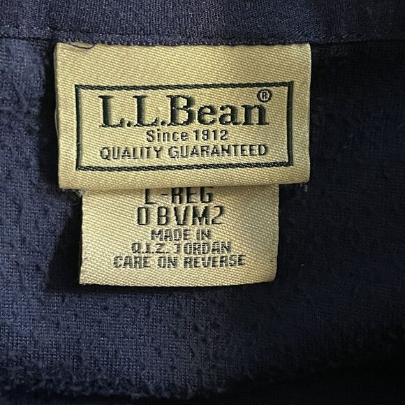 L.L. Bean Fleece Sweater 1/4 Zip Long Sleeve Pullover Mens‎ Large EUC - Picture 7 of 11